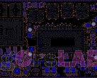 Layout della scheda Intel Xe-HPG DG2. (Fonte immagine: igor'sLAB)