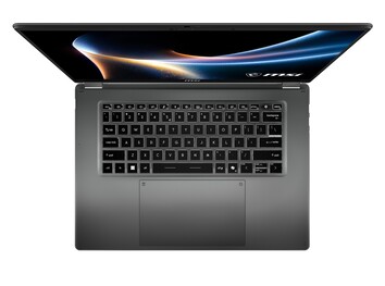 MSI Prestige 16 Flip AI+ - Tastiera e touchpad. (Fonte immagine: MSI)