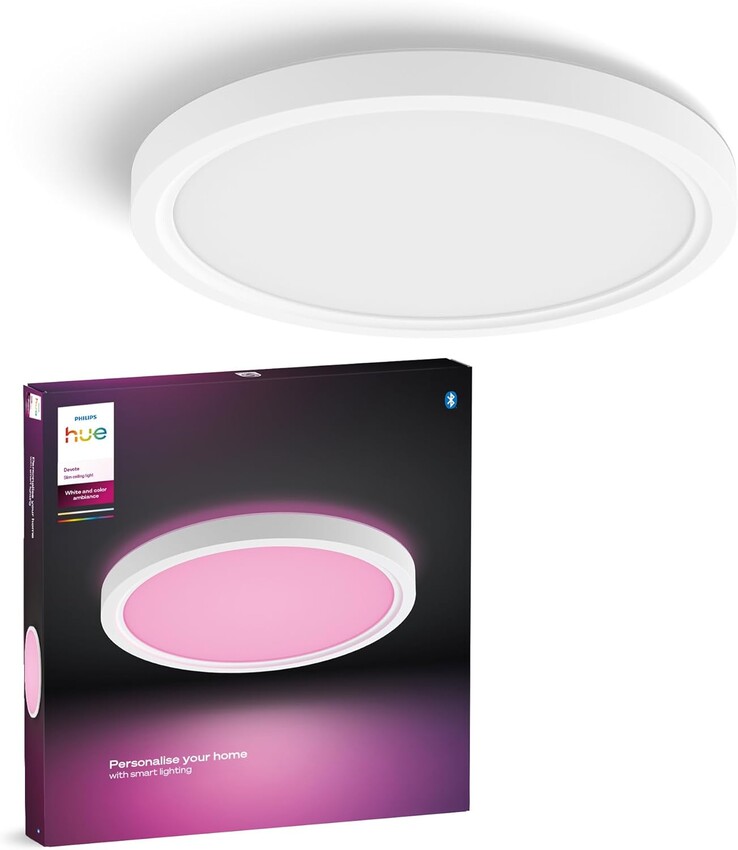 La plafoniera Philips Hue Devote. (Fonte: Philips Hue)