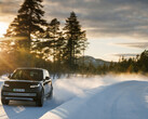 La nuova Range Rover Electric è sottoposta a test invernali a -4°C in Svezia. (Fonte: Land Rover)