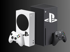 Immagine mockup con console Xbox che mostra il logo Sony PlayStation (Fonte immagine: Sony PlayStation, Microsoft Xbox Gaming, con modifiche)