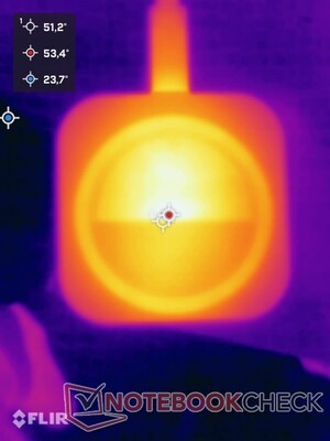 Il lato inferiore dell'EX40U sotto carico pesante - caldo!