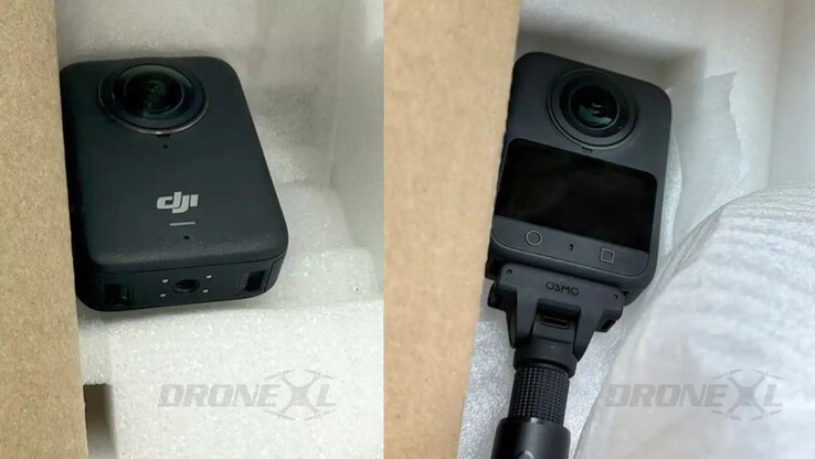 Sono già state avvistate unità DJI Osmo 360 al dettaglio. (Fonte immagine: via DroneXL)