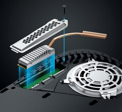 Graugear vende diverse soluzioni di raffreddamento per SSD M.2 per PlayStation 5. (Fonte: Graugear)