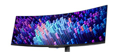 Predator X49 V ha una curvatura 1800R come i suoi colleghi. (Fonte: Acer via DisplaySpecifications)