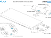 Vivo brevetta il "flight-cam phone". (Fonte: WIPO via LetsGoDigital)