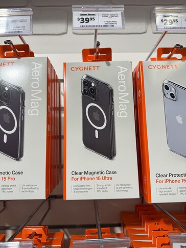 anche le custodie per iPhone 15 Pro di produttori importanti come Cygnett sono state progettate per l'interruttore mute cancellato. (Fonte: Notebookcheck)