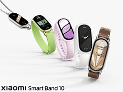 Il teaser ufficiale lascia intendere un display leggermente più grande con cornici più sottili. Nell&#039;immagine: la Smart Band 10. (Fonte: Xiaomi - modifica)