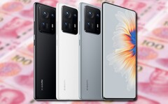 Lo Xiaomi Mi Mix 4 costa da 4.999 yuan (771 dollari) a 6.299 yuan (971 dollari). (Fonte immagine: Xiaomi/CNN - modificato)