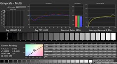 CalMAN: Scala di grigi (calibrata)