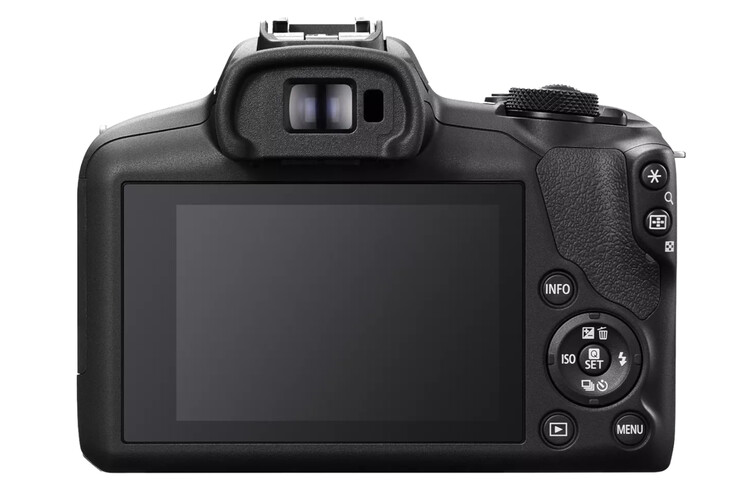 La EOS R100 di Canon ha un'interfaccia molto elementare, che potenzialmente rende un po' difficile la regolazione delle impostazioni. (Fonte: Canon)
