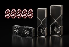 Le GPU RTX 5080 e RTX 5090 dovrebbero vantare rispettivamente 10.752 e 21.760 core CUDA. (Fonte immagine: Nvidia, modificata)