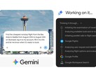 Gemini Spark elabora una ricerca di voli in Chrome e avvia la prenotazione