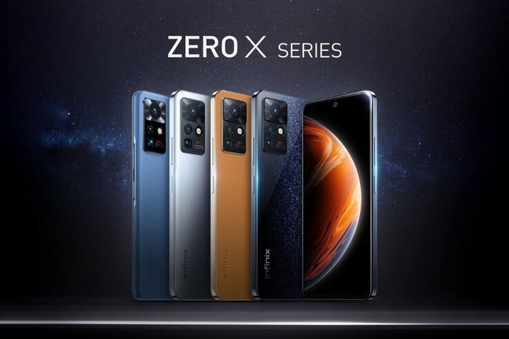 Le varianti di colore della serie Infinix Zero X. (Fonte: Infinix)