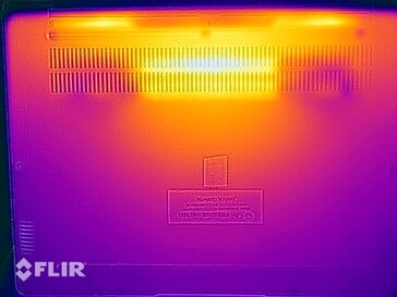 Test di stress delle temperature superficiali (in basso)