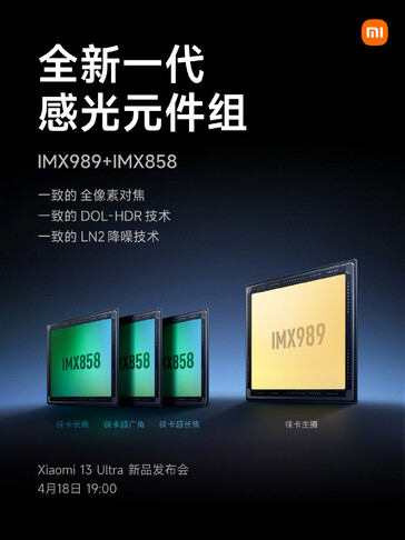 Xiaomi pubblicizza la quadrupla fotocamera posteriore del 13 Ultra in vista del lancio. (Fonte: Xiaomi, Lei Jun via Weibo)