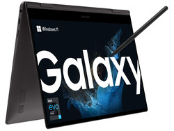 Il Samsung Galaxy Book2 Pro 360 13 (NP930QED-KA3DE), fornito da Samsung Germania.