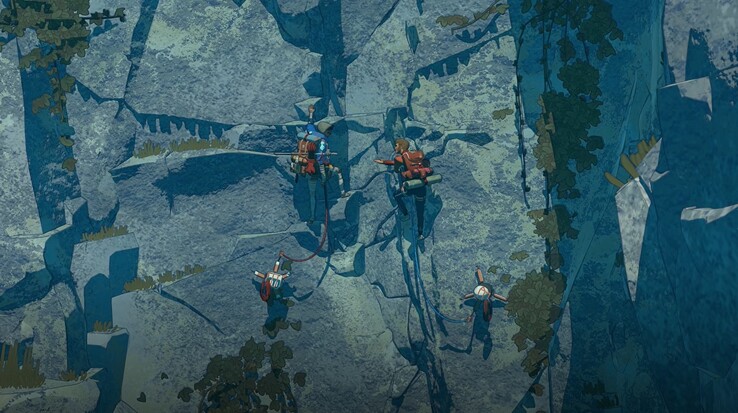 Uno screenshot del gameplay di Cairn