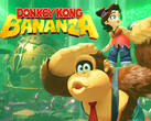 L'artwork di Donkey Kong Bananza mostra Donkey Kong e Pauline con il logo (Fonte: Nintendo of America con modifiche)