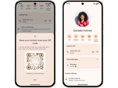 Un&#039;immagine promozionale del sistema di verifica basato su QR di Google in Google Messages. (Fonte immagine: Google)