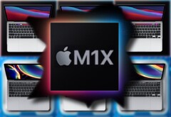 L&#039;M1X Apple Silicon dovrebbe portare significativi aumenti di prestazioni ai portatili MacBook Pro di prossima generazione. (Fonte immagine: Apple/Intel - modificato)