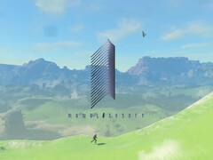 Logo di Monolith Soft raffigurato con la mappa di Tears of the Kingdom