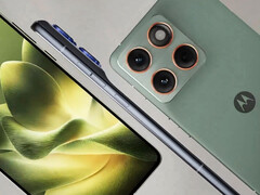 Il Motorola Edge 70 nei due colori previsti per il lancio. (Fonte immagine: via Evan Blass)