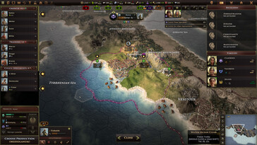 Nella foto: Uno screenshot del gameplay di Old World.