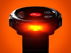Lo Smartwatch Polar Street X è dotato di una torcia LED che può anche illuminarsi di rosso.