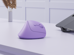 Il mouse verticale Seenda MUO-200 in colorazione viola (Fonte: Seenda)