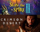 Banner per le vendite Steam di marzo di Slay the Spire 2 e Crimson Desert