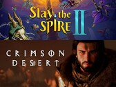 Banner per le vendite Steam di marzo di Slay the Spire 2 e Crimson Desert