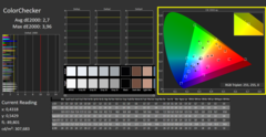 CalMAN: ColorChecker (calibrato)