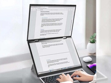 In alternativa alla tastiera touchscreen, è possibile collegare una tastiera fisica (fonte: Topton)