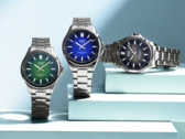 Da sinistra a destra, Casio MTS-S100D-3AV, MTS-S100D-2AV e MTS-S100D-1AV. (Fonte: Casio) 