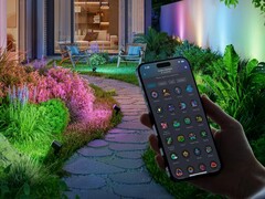 I faretti da esterno 2 di Govee (nella foto) sono compatibili con Matter. (Fonte: Govee)