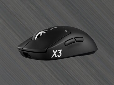 Vista laterale del mouse da gioco Logitech G Pro X3 Superstrike