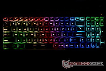 Illuminazione RGB per tasto