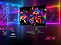 MPG 271QR QD-OLED X50 di MSI è dotato di AI Care Sensor per la longevità degli OLED. (Fonte immagine: MSI)