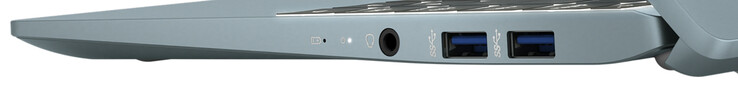 Lato destro: combo audio, 2x USB 3.2 Gen 2 (Tipo A)