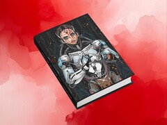 Mockup della copertina di un libro creato da uno strumento AI generativo (fonte dell'immagine: Canva AI Image Generator, 2025)