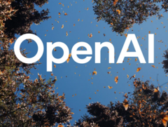 OpenAI, immagine promozionale con il logo dell&#039;azienda sopra il cielo, starebbe lavorando a un&#039;applicazione per i social media (fonte: OpenAI)