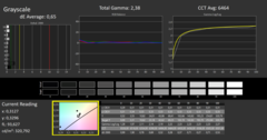 CalMAN - Scale di grigi (calibrate)