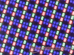 I subpixel RGB sono diversi per gli OLED rispetto agli IPS