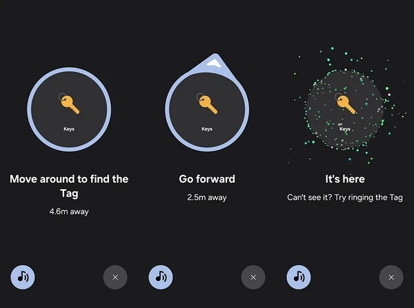 uTag è la prima applicazione di tracciamento dei tag per dispositivi nonGalaxy con supporto per il tracciamento preciso. (Fonte: Kieron Quinn)