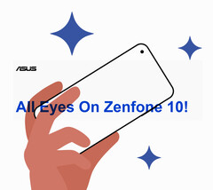 Un mock-up utilizzato da ASUS per pubblicizzare il suo Zenfone 10. (Fonte: ASUS)