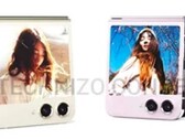 Il presunto aggiornamento del display della cover dello Z Flip5. (Fonte: Technizo Concept))