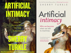 Due diverse copertine del libro Artificial Intimacy