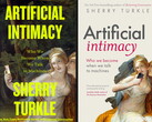 Due diverse copertine del libro Artificial Intimacy