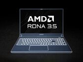 RDNA 3.5 potrebbe essere in uso fino al 2029. Nella foto: Un rendering che mostra un computer portatile da gioco AMD. (Fonte immagine: AMD - modificato)